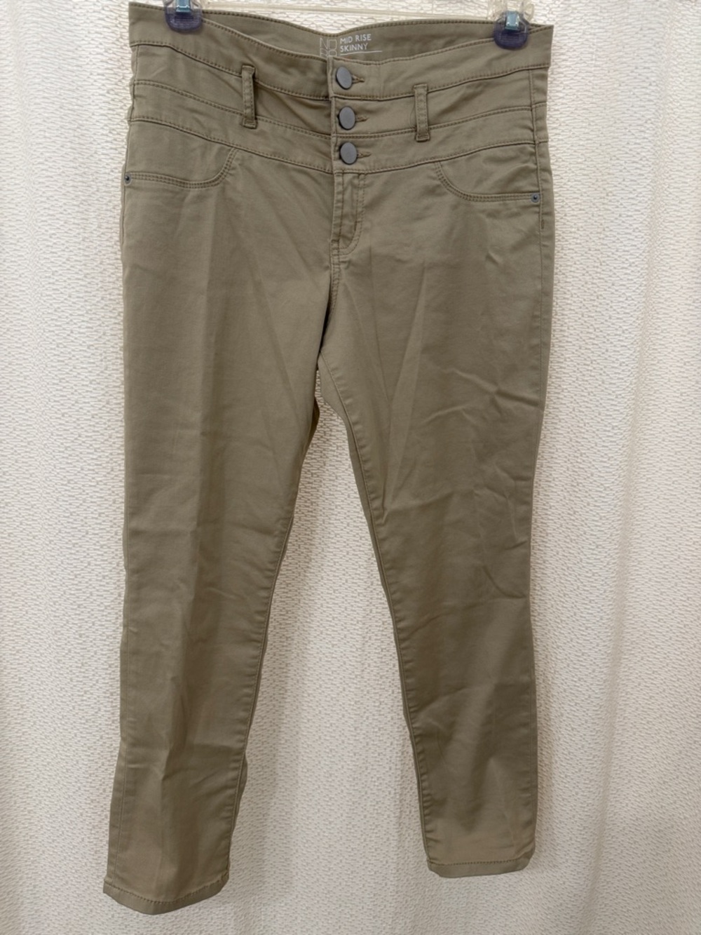NOBO Mid Rise Skinny Tan Pants